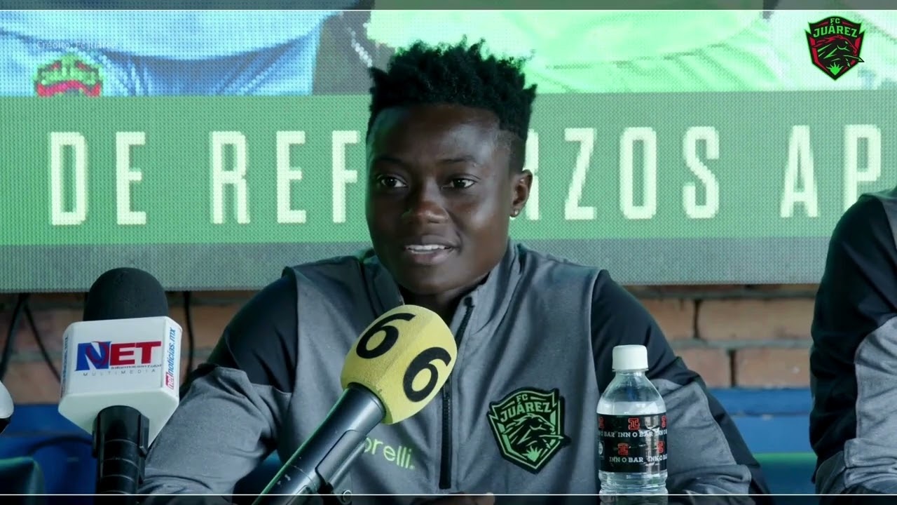 Enekia Lunyamila, refuerzo de FC Juárez, sorprendió al hablar en suajili en su presentación