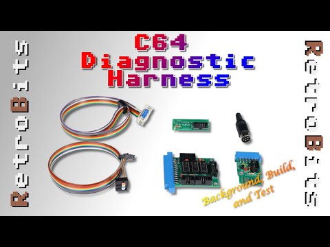 Commodore 64 / 128 Diagnostic Harness Build and Test