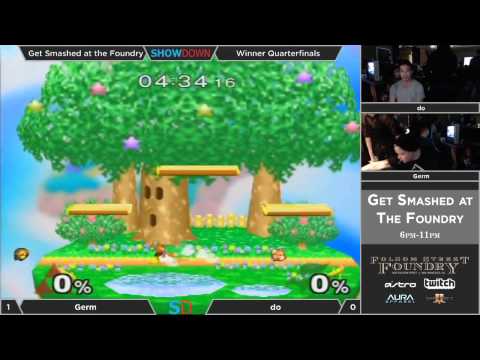 Get Smashed at the Foundry #6 - Winners: Quarterfinals - Germ (Link) vs do (Falco, Fox)