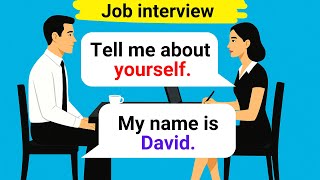 How to Answer: Tell Me About Yourself | Job Interview English Conversation ✅