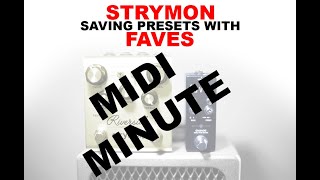 Video thumbnail for Saving Presets On A Strymon Riverside With Faves by chase bliss