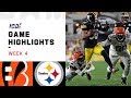 Bengals vs. Steelers Week 4 Highlights | NFL 2019