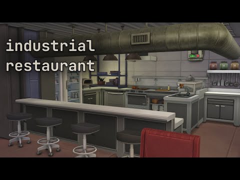 Мексиканское кафе | industrial restaurant | TheSims 4 speebuild