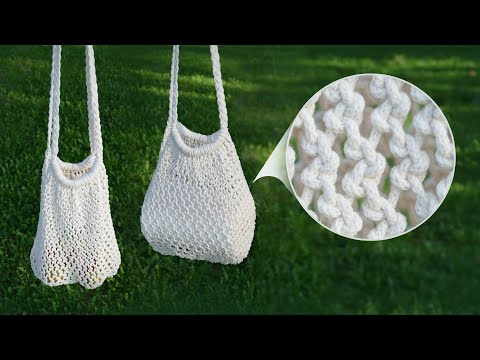 Macrame Designed Basket DIY