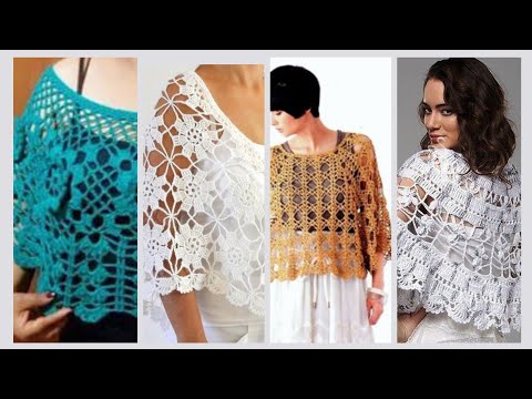 Crochet cape shawls' amazing designs collection #crochet bridal lace shawls