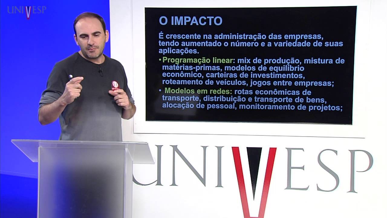 Pesquisa Operacional I - Aula 1 - Introdução à Pesquisa Operacional (PO)