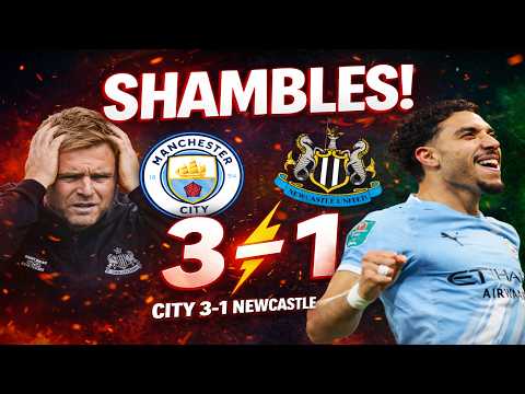 Manchester City 3 Newcastle United 1 MATCH REACTION! SHAMBLES!!