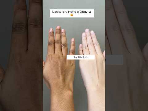 😱Most Easy Manicure In 2minutes | Get Fair Hand Instantly,Remove Suntan #skincare #ytshorts #viral