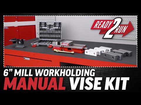 Ready 2 Run Mill Workholding Kit - 6" Haas by Kurt Manual Vise - Haas Automation, Inc.