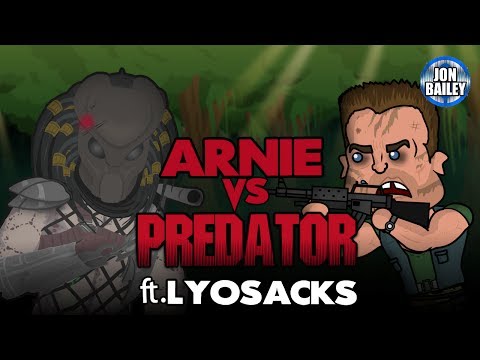 ARNIE VS PREDATOR!