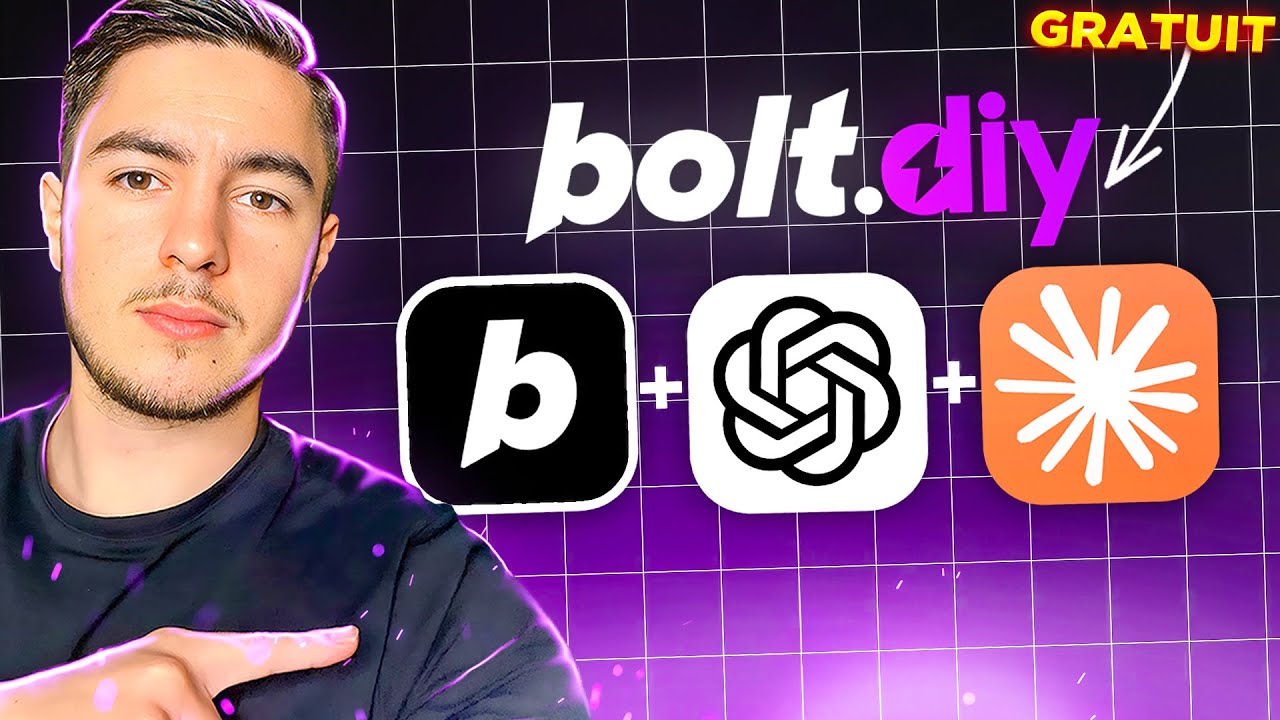 Cette version améliorée de Bolt est Dingue ! (ChatGPT et Claude sur Bolt)