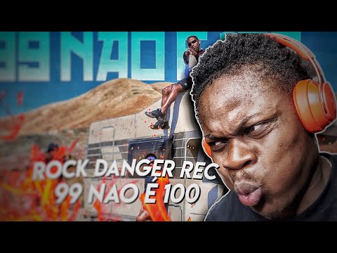 GRINGO REACT 🇺🇸 Rock Danger Feat: Big Bllakk, LEALL, Derxan e Major RD - 99 Não é 100 | REACTION