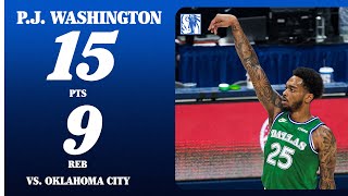 P.J. Washington (15 PTS 9 REB) vs. Oklahoma City | October 27, 2025