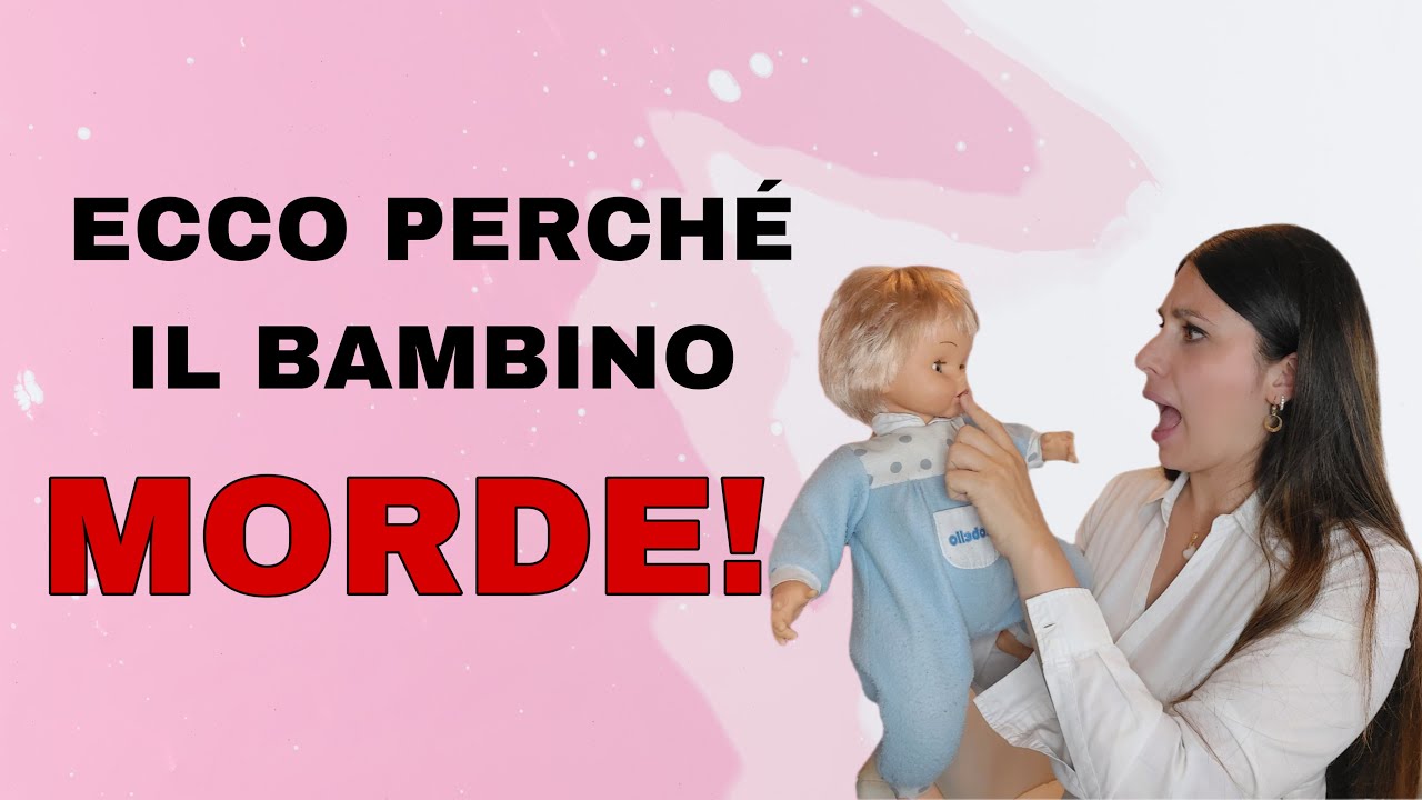 IL BAMBINO MORDE. COME GESTIRE I MORSI DEI BAMBINI a casa e in asilo nido.