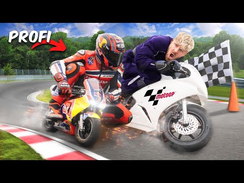 My crash the FIRST TIME riding a MOTORCYCLE with a MOTO GP rider.. 💥