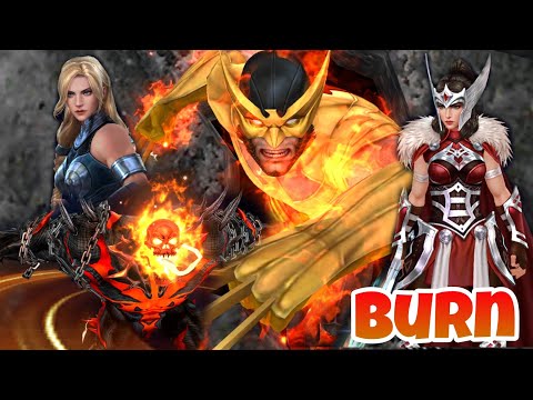 9.75 Mil // The Combat Hero Meta Team..!! // abx comparison // burn season // marvel future fight