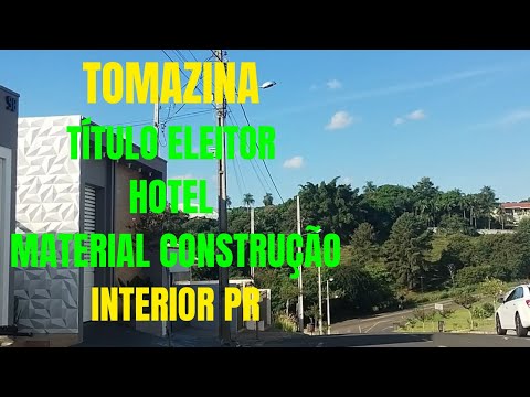 Tomazina Cartório Eleitoral Hotel Material de Construção Interior PR