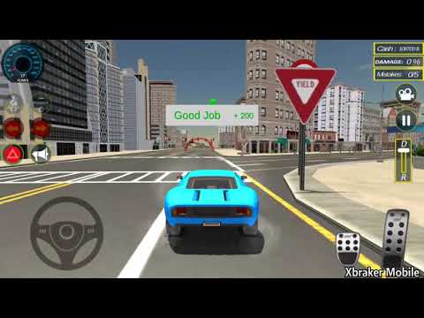 Extreme Car Drive Driving School Simulator 2: Blue Sport Car Unlocked - Android GamePlay 3D