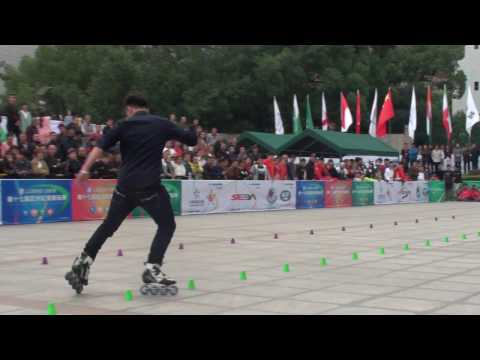 2016Asian Roller Skating Championship Classic Slalom Senior Men 4th Place Kanchanok Sawangsri (THA)