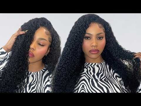 Burmese Curly Full Lace Wig Human Hair Wig 24inch 180 Density