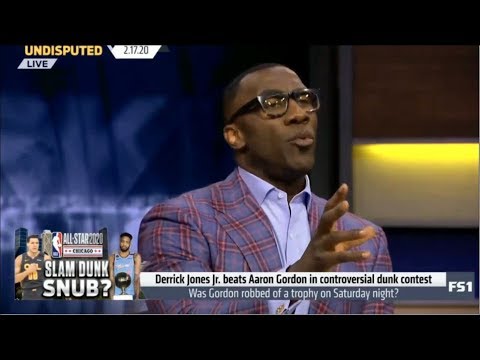 Shannon SHOCKED Derrick Jones Jr beats Aaron Gordon to win controversial NBA slam dunk contest