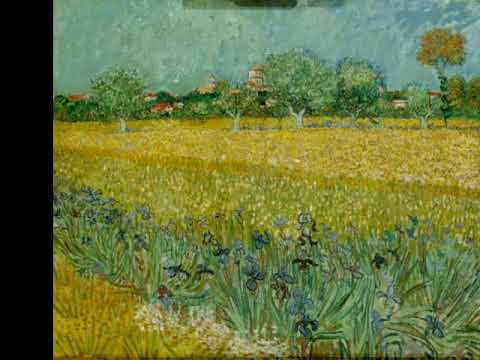 2018.06.24 Digital restoration of Van Gogh's Field with Irises