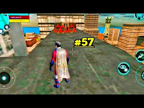 rope hero vice town/superhero NEW eyes laser upgraded new secret point/#57/gameplay