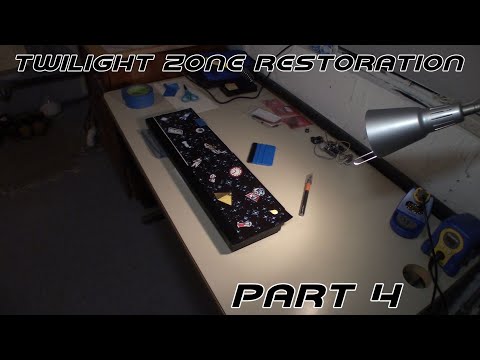 Twilight Zone Pinball Restoration Part 4: Playfield Teardown, Cleaning, Waxing, and Backboard Decal