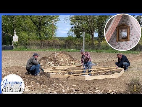CHATEAU Bedroom REVEAL | Courtyard FOUNTAIN Installation Progress