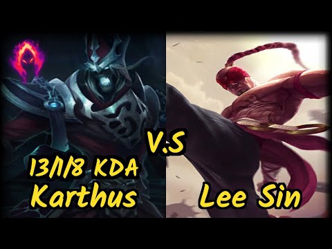 Nappon (KARTHUS) vs LEE SIN - 13/1/8 KDA JUNGLE GAMEPLAY - BR Ranked DIAMOND