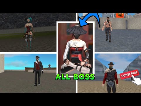 Rope Hero: Mafia City Wars all boss fighter