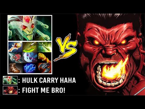 How To Win Late Game vs Pro Medusa? Crazy Imba Red Hulk Got Out of Control in Top 5 Rank Game Dota 2