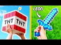 I Made LIFE SIZE LEGO MINECRAFT Items