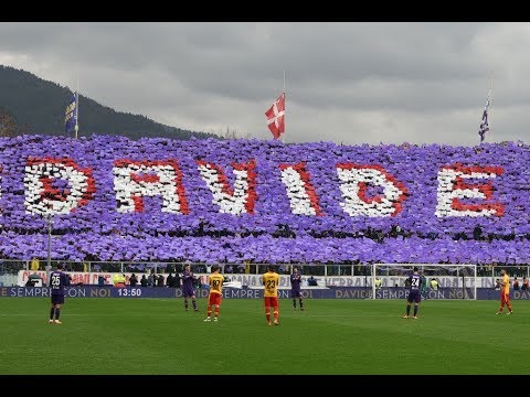 Fiorentina vs. Benevento match comes to a stop in the 13th minute as pays tribute to Davide Astori