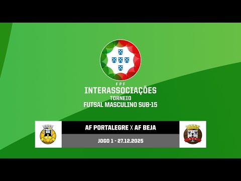 TIA Futsal Masculino Sub-15: AF Portalegre x AF Beja (Jogo 1)