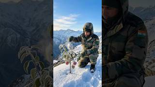 Army soldier saved an apple plant from drying up by watering it.😭#ai #plant #save #army