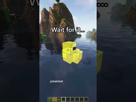 Manpixel - Minecraft Builds DUCK and LOTUS 🪿🪷 #shorts