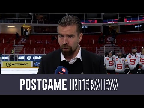 Postgame interviews:  TPS Turku-Sparta Prague
