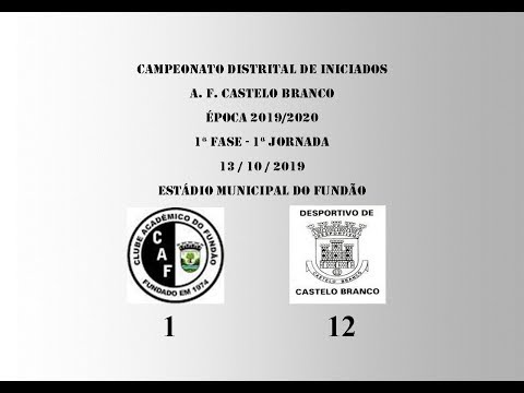 20191013 CD 1ª Fase 1ª Jornada - CAF vs Desportivo