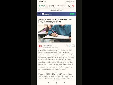 Neet 2020 fresh date announced officially from HRD Minister..........