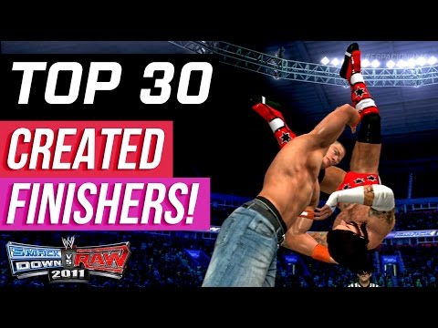 Top 30 Created Finishers in WWE Smackdown vs Raw 2011