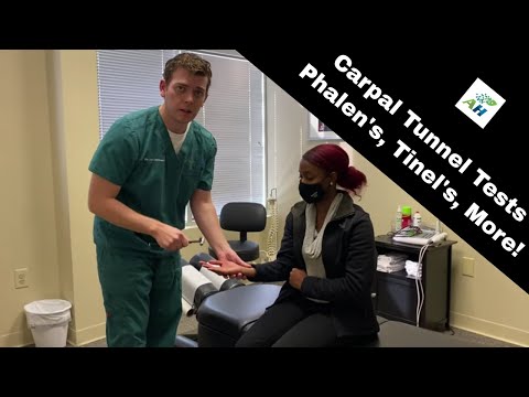 Phalen's Test, Reverse Phalen's Test, and Tinel's Test | Carpal Tunnel Tests
