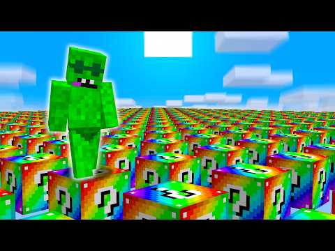 The Perfect Ultimate Lucky Block Race in Minecraft