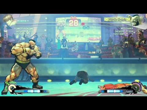 YOMOTUSIKOME (GY) vs MIDISAKA (ZA) | SSF4: Arcade Edition PC - Ranked Match