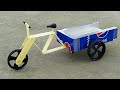 How To Make Toy Loader Rickshaw Using Pepsi Cans Matchbox DC Motor DIY Electric Rickshaw