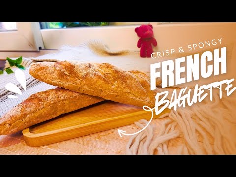 Classic French Baguette~ Pro-tips & science behind Artisan bread loaf~100% Whole Wheat flour~ No Oil