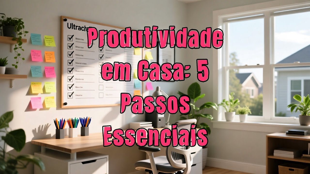 ⚙️ “Ajuste Sua Rotina em Casa: Guia Rápido de Produtividade Diária” ⚙️5 Passos Essenciais🧭