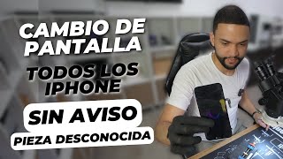 CAMBIO DE PANTALLA IPHONE - SIN AVISO DE PIEZA DESCONOCIDA - ACTUALIZACION 2025