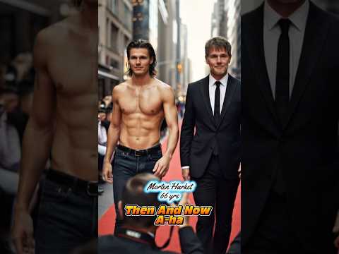 A-ha Evolution 🕶️ From ‘Take On Me’ to Today – AI-Generated Runway Tribute#80smusic#thenandnow#ai