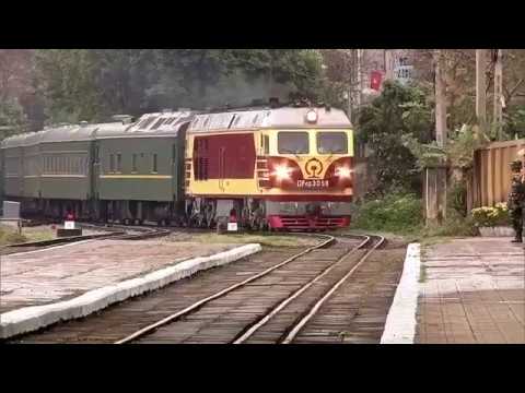 Train used by Kim Jong Un in Dong Dang Railway Station - Vietnam ▶ XE TẦU CHANNEL